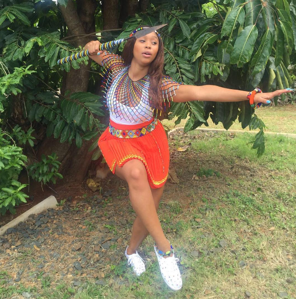 Icymi Minnie Dlamini Takes It Back To Her Zulu Roots Okmzansi