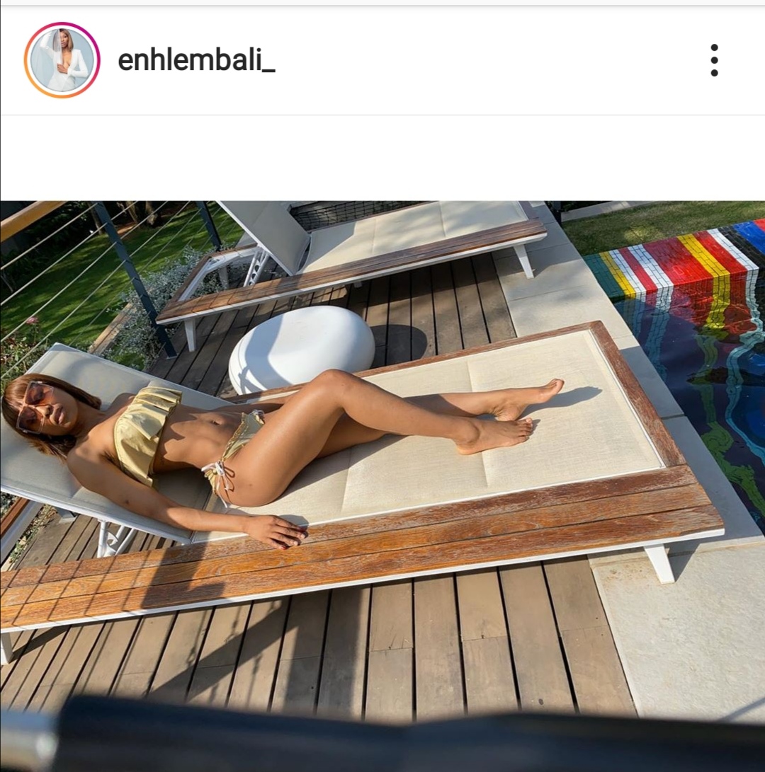 Enhle Mbali Shows Off Hot Bikini Bod As Divorce To Black Coffee Make Headlines