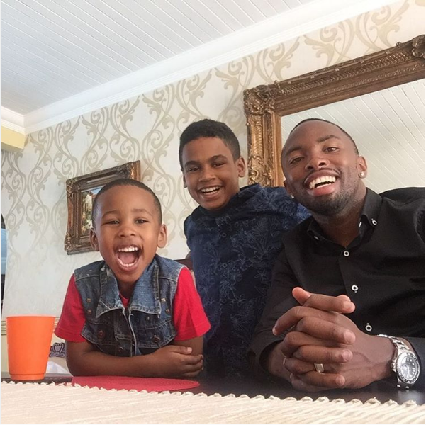 Cute! Bernard Parker Spends Quality Time With His Sons - OkMzansi