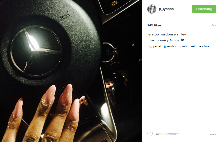 5 Times Pulane Lenkoe Showed Off Her Mercedes Benz - OkMzansi