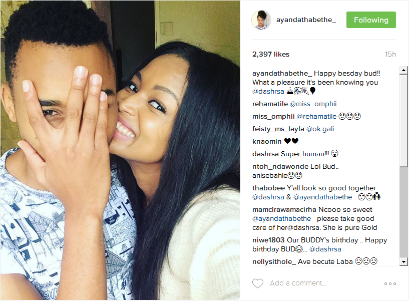 Proof That Ayanda And Dreamteam's Dash Are Dating - OkMzansi