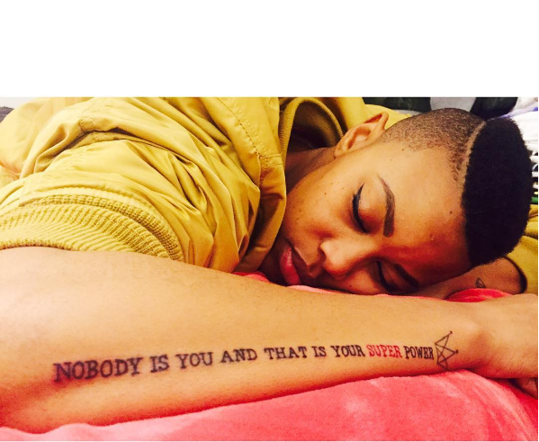 Lootlove Reveals The Powerful Meaning Behind Her Latest Tatoo