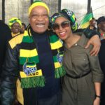 Minnie Dlamini Dabs With The President