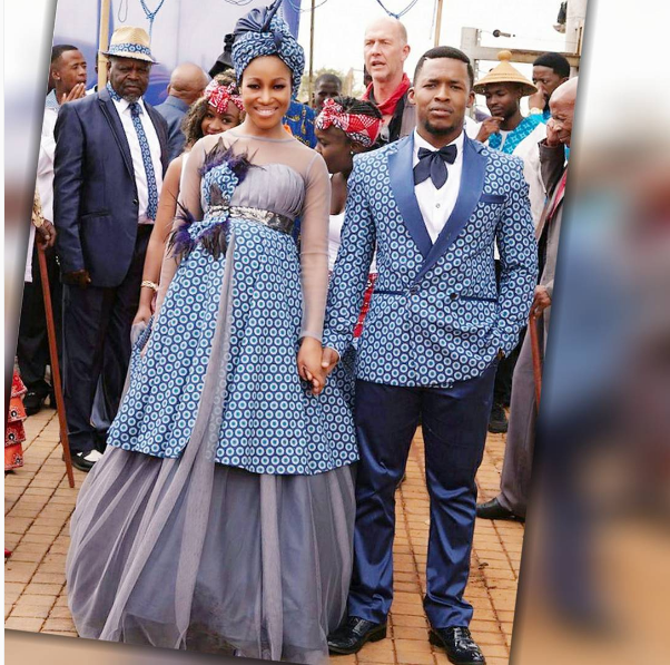 Pics From Ashes to Ashes' Tsietsi and Mpho's Wedding