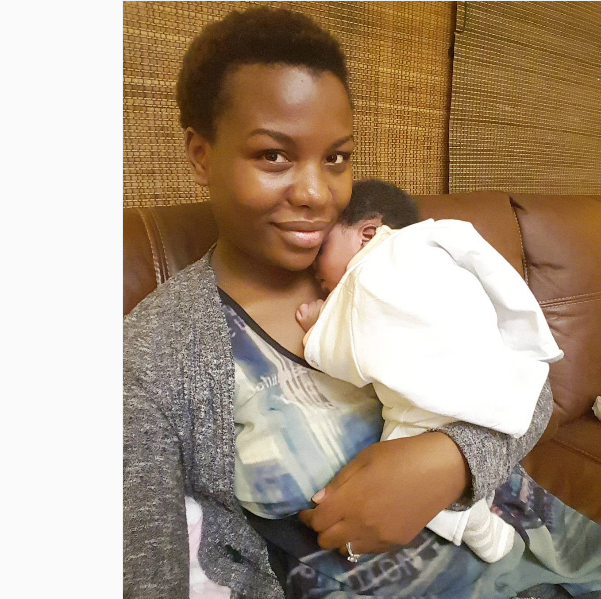 Actress Mona Monyane Smitten By Her New Born Daughter