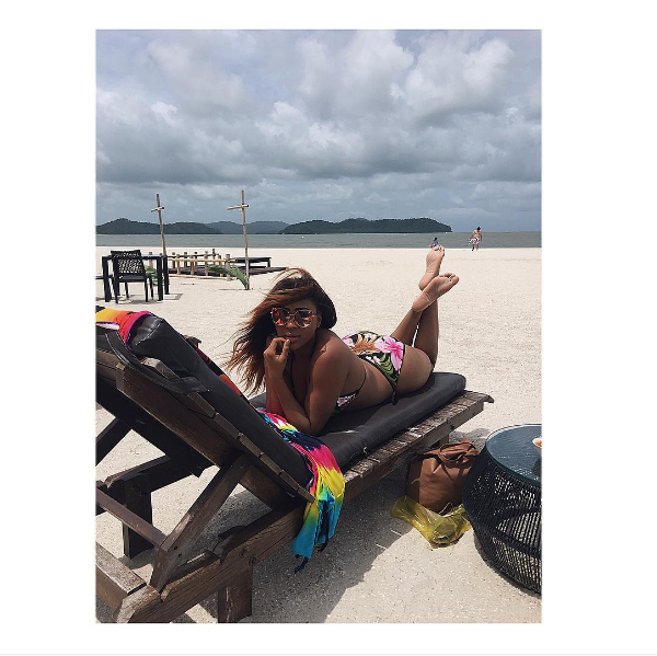 Nadia Nakai Continues To Flaunt Her Curves On Vacation
