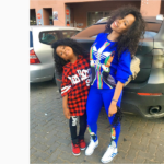 Watch Khanyi Mbau And Her Daughter Rocking To Riky Rick's Sidlukotini