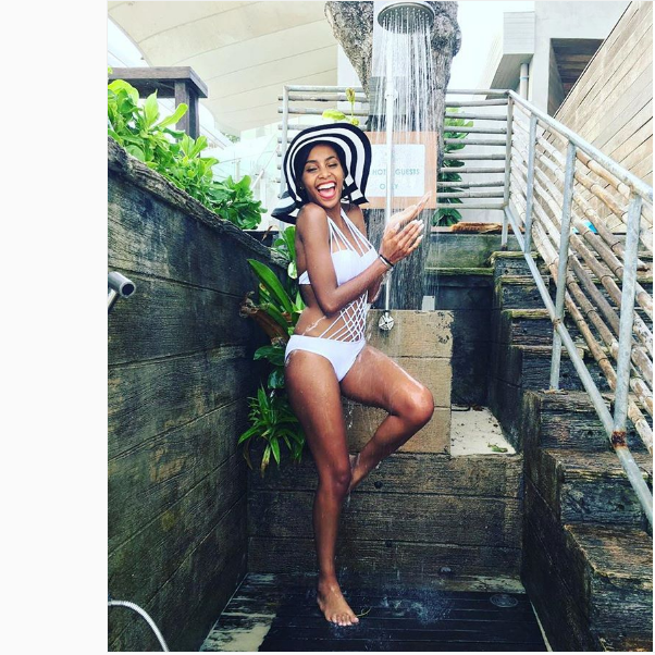 Former Miss SA Teen Celeste Khumalo Shows Off Her Bikini Body In