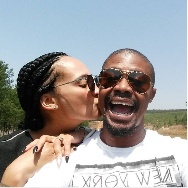 PICS! Kagiso Modupe And His Wife's Cute Romantic Getaway