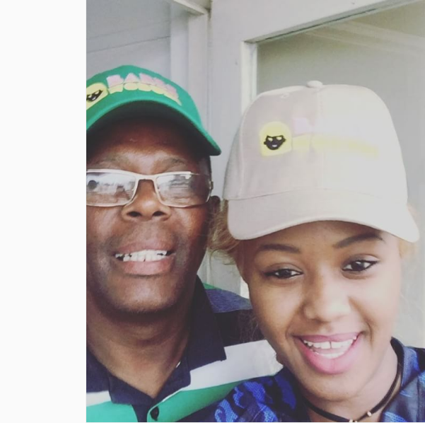 Watch! Babes Wodumo Is A Daddy's Girl