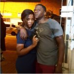 Pics! Mona Monyane And Her Husband Serve Gangsta Love On Set