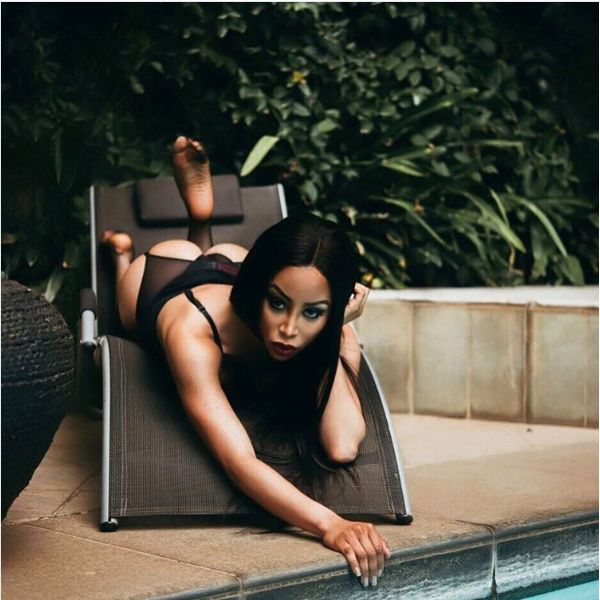 Khanyi Mbau Turns On Her Sexy In Lingerie For Her New Movie