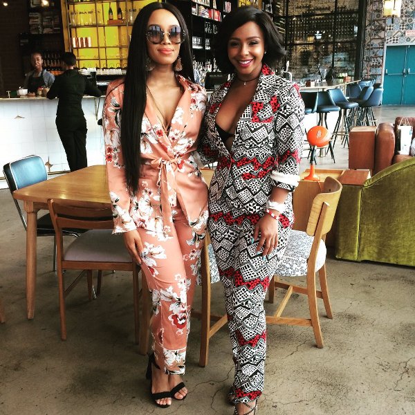 Trend Alert! SA Celebs In The Power Print Suit