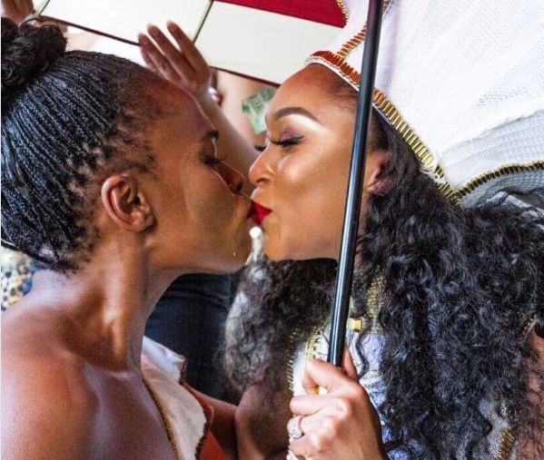 Pics! Unathi Shares Touching Moments From Minnie's Wedding
