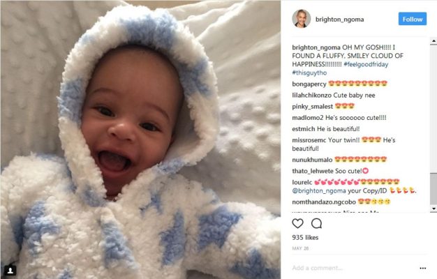 Scandal's Brighton Ngoma Shares Sweet Photo Of His Son - OkMzansi