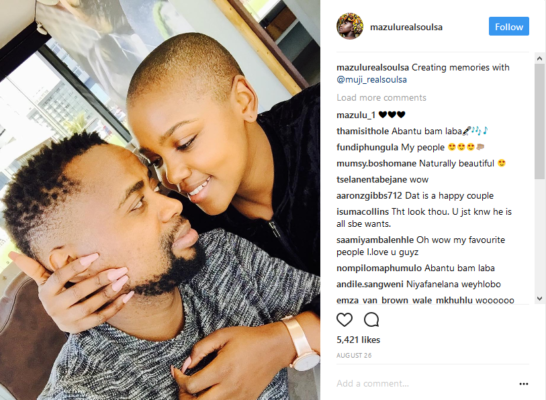 Former Uzalo Actress Thandeka Zulu Shows Off Her Bae Okmzansi