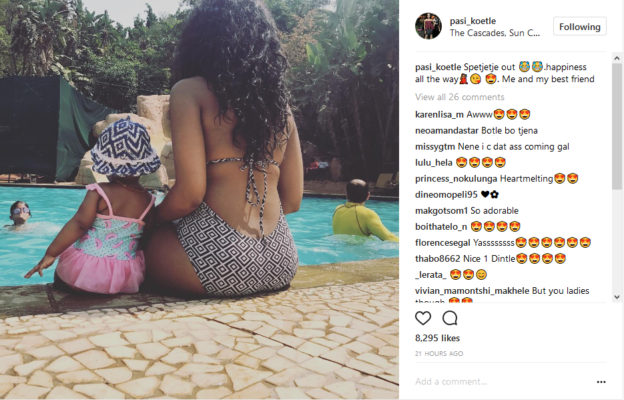 Pic Pasi Koetle Shows Off Her Post Baby Bikini Body Okmzansi