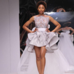 Watch! Enhle Mbali Slays The Runway At SA Fashion Week