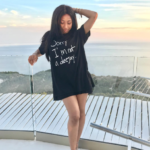Pics! Enhle Mbali Shows Off Her Summer Body In Ibiza