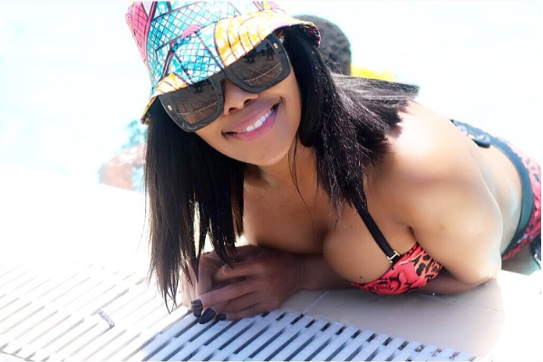 Pics! Single Thembi Seete Shows Off Her Hot Bikini Bod