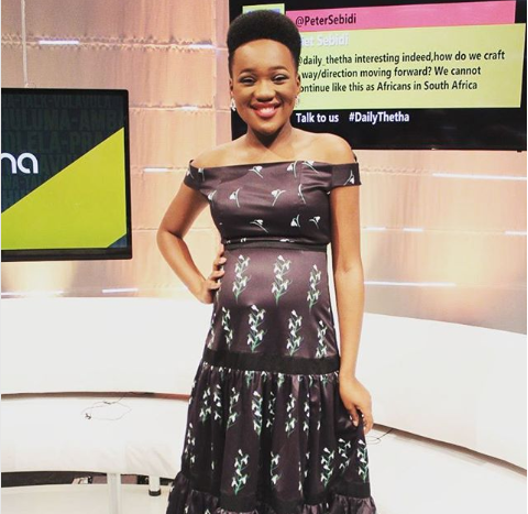 TV presenter Tumelo Mothotoane Welcomes First Child