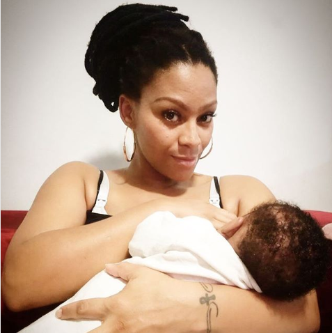 Letoya Makhene Shares Photos Of Her New Born Son