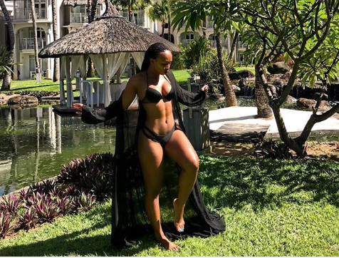 These Hot Bikini Pics Of Boity Taking An Outdoor Shower Are Summer Goals