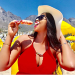 Pics! Ayanda Ncwane Shows Off Great Style Relaxing On The Beach