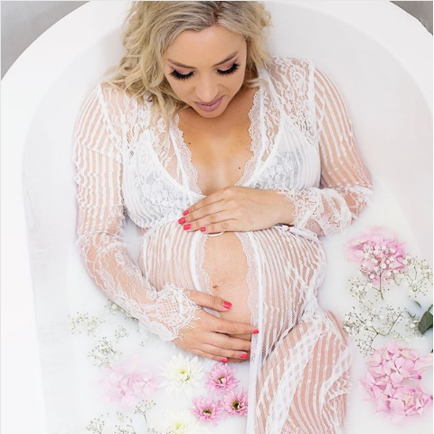 Pics! Roxy Burger Welcomes Her First Child