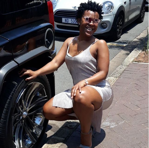 'Thank You DJ Tira,' Zodwa WaBantu's Shows Off New Car