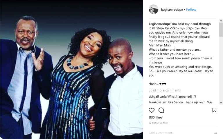 e.tv's Scandal Past And Present Cast Pays Tribute To Sandy Mokwena