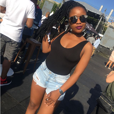 Pic! Actress Dineo Nchabeleng Goes Topless On Instagram