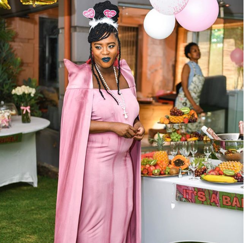 Pic! Samkelo Ndlovu Shares A Glimpse Of Her 3 Weeks Old Daughter