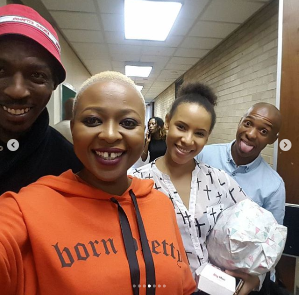 Pics! Inside Thuli Phongolo's Last Day On Generations Set