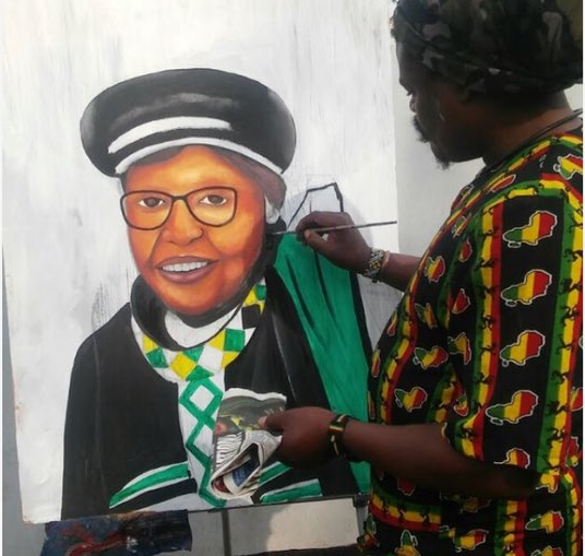 Black Twitter Reacts To Botched Painting Of Mama Winnie