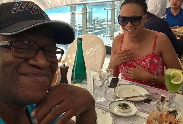 Pics Lebo M Shows Off His New Girlfriend Okmzansi