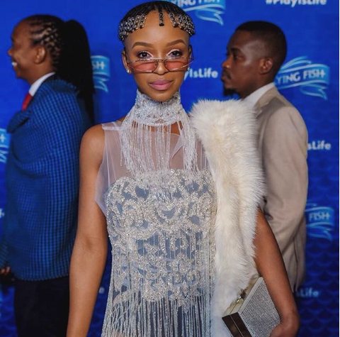 Nandi Madida Responds To Criticism Over Wearing Fur
