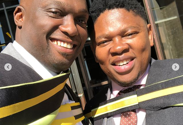 Pics! Thabo Mokwele Gets His Masters Degree