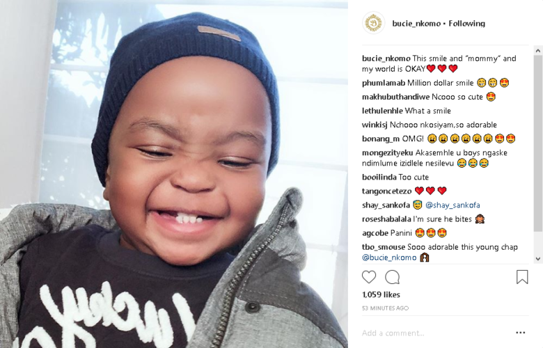 Pic! Singer Bucie's Adorable Son Is His Mama's Twin - OkMzansi