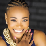 Pics! Sonia Mbele Slammed For Using A Phone At A Fuel Station