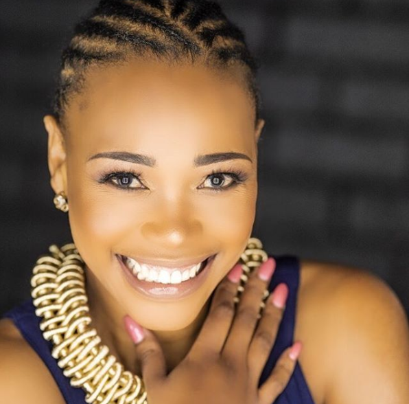 Pics! Sonia Mbele Slammed For Using A Phone At A Fuel Station
