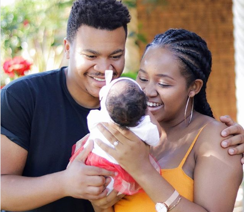 See The First Photo Of Brenden And Mpoomy Ledwaba's Princess