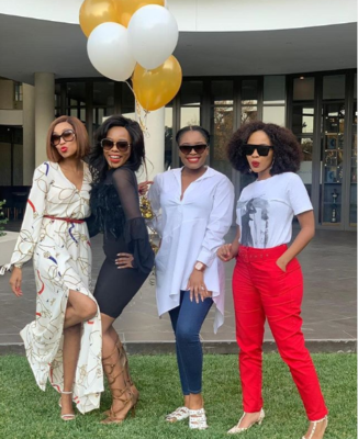 Scandal's Lusanda Mbane Celebrates Her 40th Birthday With Co-Stars ...