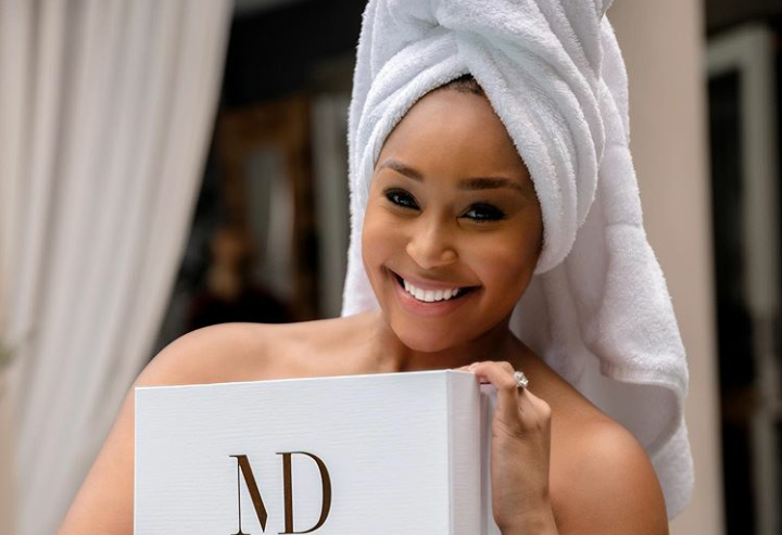 Minnie Dlamini Launches Her Own Brand Of Hand Sanitizers