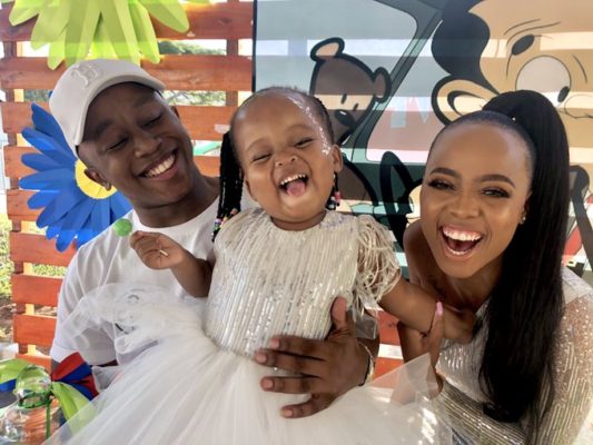 Pics! Ntando Duma And Junior de Rocka Reunite For Their Daughter's 2nd ...