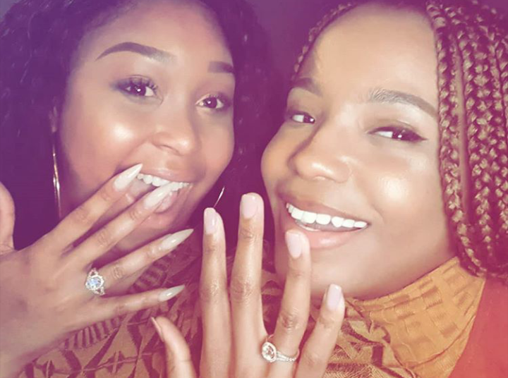 Watch! Minnie Dlamini Gives Psyfo's New Fiance A Tutorial On How To Rock Her Engagement Ring