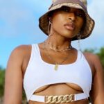 DJ Zinhle Reacts To Fan Photoshopping Clothes On Her Vacation Bikini Photos