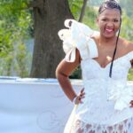 Reality Star Shawn Mkize Responds To Fashion Critics Over Her Somhale Wedding Outfit