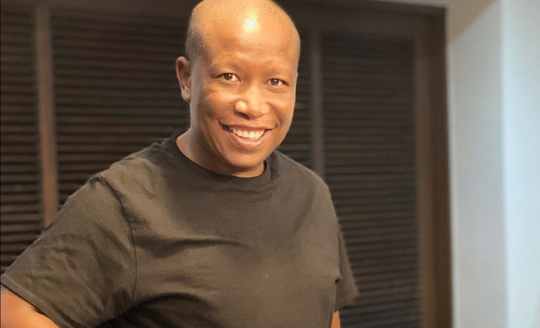 Julius Malema Carrying His Toddler Son On His Back Is Quarantine Dad Goals!