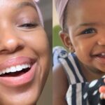 Watch! Nandi Madida's Daughter Is Her Mini Me After Getting A Bald Haircut